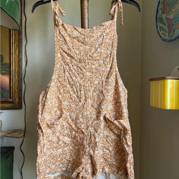 Vanilla Star Yellow Floral Romper - Picture 1 of 4